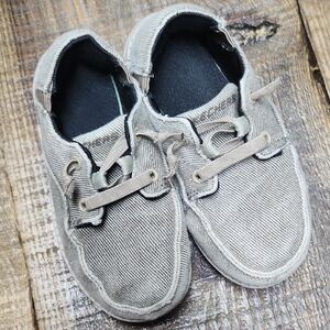 Gray Canvas Sneakers